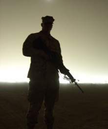 Anthony Closson in Iraq